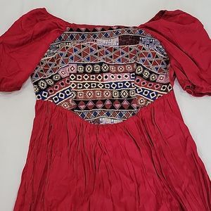 Stunning Off The Shoulder Embroidered Maxi With Fitted Bodice